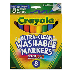 Crayola Broad Line Markers Assorted Classic And Bright Colors Box Of 12 -  Office Depot