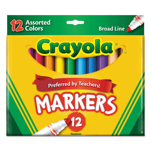 Crayola Project XL Poster Markers, Classic, 4 Count