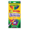 CYO682424 - Erasable Color Pencil Set, 3.3 mm, 2B, Assorted Lead and Barrel Colors, 24/Pack