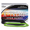 ALL02005 - X-Treme Rubber Bands, Size 117B, 0.08" Gauge, Lime Green, 1 lb Box, 200/Box