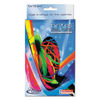 ALL07706 - Brites Pic-Pac Rubber Bands, Size 54 (Assorted), 0.04" Gauge, Assorted Colors, 1.5 oz Box, Band-Count Varies