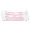 CTX400250 - Currency Straps, Pink, $250 in Dollar Bills, 1000 Bands/Pack