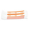 CTX400050 - Currency Straps, Orange, $50 in Dollar Bills, 1000 Bands/Pack