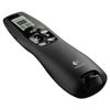 LOG910001350 - R800 Wireless Laser Presentation Remote w/LCD Display, Class 2, 100 ft Range, Matte Black