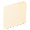 PFXEN203 - Blank Top Tab File Guides, 1/3-Cut Top Tab, Blank, 8.5 x 11, Manila, 100/Box