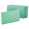 OXF7420GRE - Unruled Index Cards, 4 x 6, Green, 100/Pack