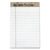 TOP74830 - Second Nature Recycled Ruled Pads, Narrow Rule, 50 White 5 x 8 Sheets, Dozen