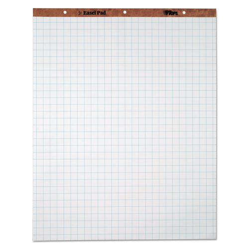 TOPS Easel Pad, 27 x 34 Inches, Unruled, White, 50 Sheets, Pack of 4