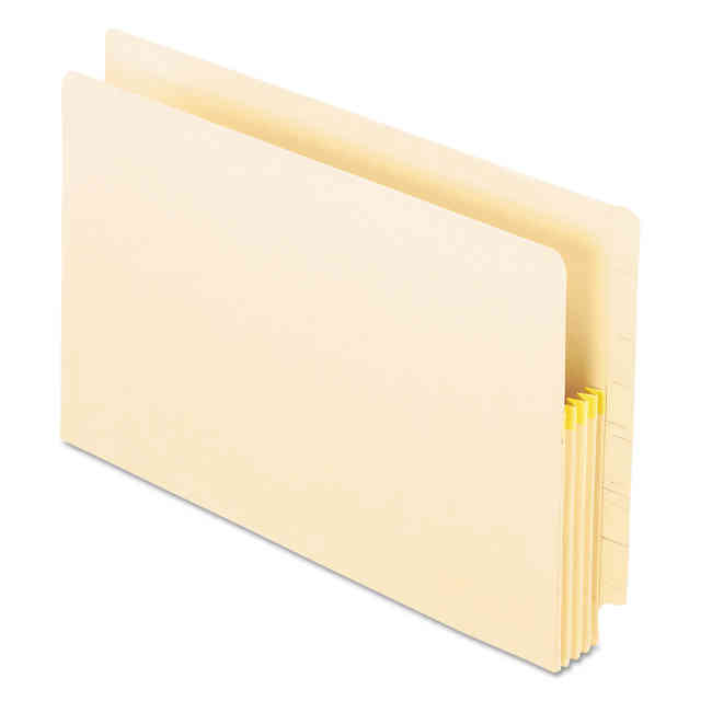 Manila Drop Front Shelf File Pockets with Rip-Proof-Tape Gusset Top, 3.5 Manila Drop Front Shelf File Pockets with Rip-Proof-Tape Gusset Top, 3.5