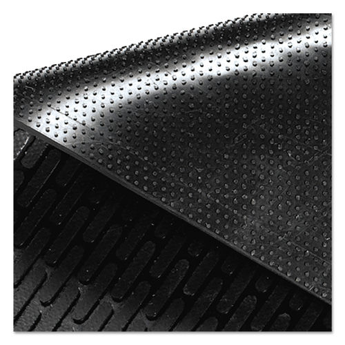 Guardian Clean Step Outdoor Rubber Scraper Mat Polypropylene 36 x 60 Black