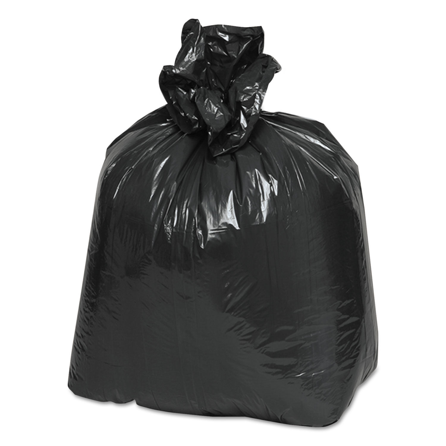 24 in. W x 23 in. H 8 Gal. 1.2 mil Black Trash Bags (500- Count)