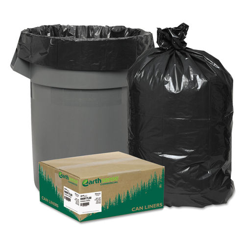 33 Gallon White Heavy Duty Trash Bags - 0.9 Mil