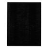 REDA7BLK - Executive Notebook, 1-Subject, Medium/College Rule, Black Cover, (150) 9.25 x 7.25 Sheets