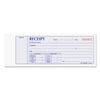 RED8L800 - Receipt Book, Two-Part Carbonless, 7 x 2.75, 4 Forms/Sheet, 100 Forms Total