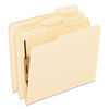 PFXM13U13 - Manila Fastener Folders with Bonded Lesspace Fasteners, 2 Fasteners, Letter Size, Manila Exterior, 50/Box