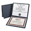 OXF44212 - Diploma Cover, 12.5 x 10.5, Navy