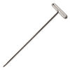 GEM85T - T-Pins, Steel, Silver, 2", 100/Box