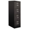 HON514PP - 510 Series Vertical File, 4 Letter-Size File Drawers, Black, 15" x 25" x 52"