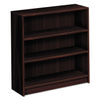 HON1872N - 1870 Series Bookcase, Three-Shelf, 36w x 11.5d x 36.13h, Mahogany