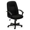 BSXVL601VA10 - HVL601 Series Executive High-Back Chair, Supports Up to 250 lb, 17.44" to 20.94" Seat Height, Black