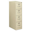 HON514PL - 510 Series Vertical File, 4 Letter-Size File Drawers, Putty, 15" x 25" x 52"