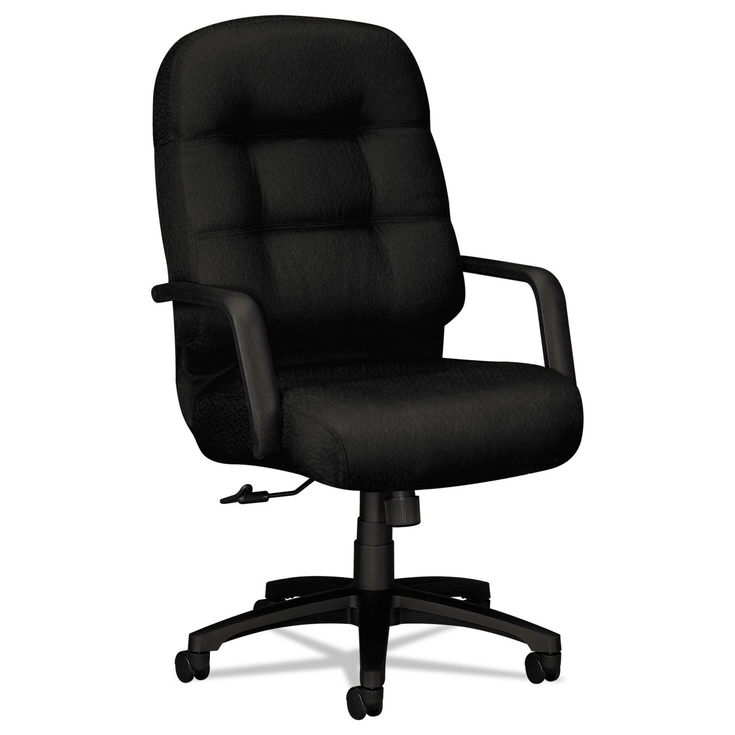 Wire Office Chair Black & Black Cushion