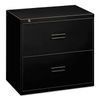 BSX482LP - 400 Series Lateral File, 2 Legal/Letter-Size File Drawers, Black, 36" x 18" x 28"