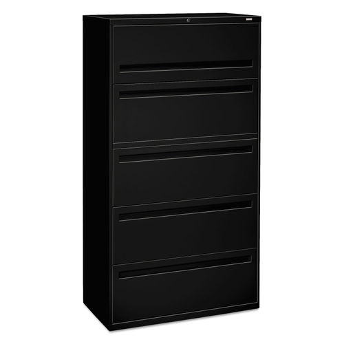 700 Series Five Drawer Lateral File With Roll Out Shelf By Hon Hon785lp Ontimesupplies Com