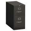 HON312PS - 310 Series Vertical File, 2 Letter-Size File Drawers, Charcoal, 15" x 26.5" x 29"