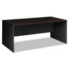 HON38934NS - 38000 Series Desk Shell, 72" x 36" x 29.5", Mahogany/Charcoal