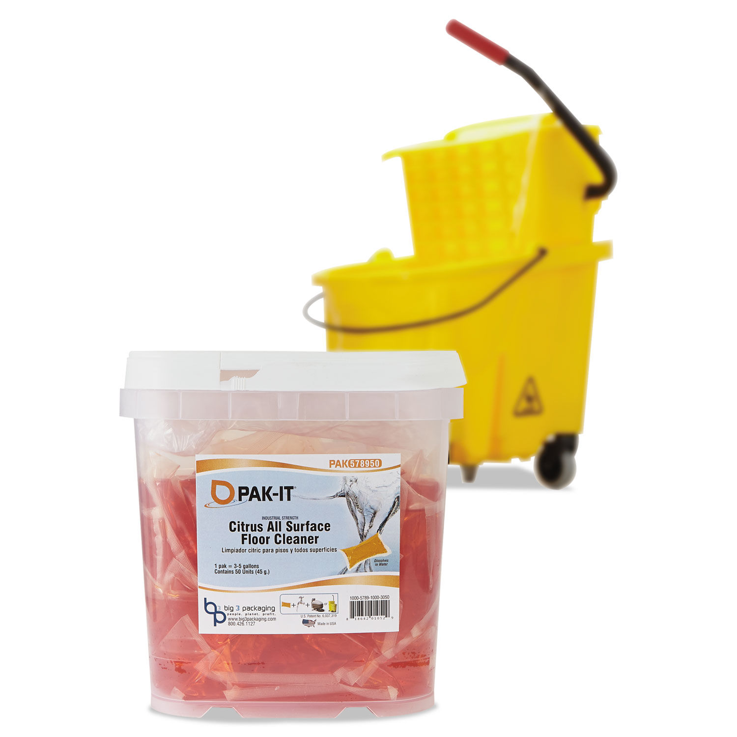 Citrus AllPurpose Floor Cleaner by PAKIT® BIG578920003200