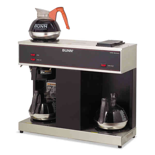 Pour-O-Matic Three-Burner Pour-Over Coffee Brewer by BUNN® BUNVPS