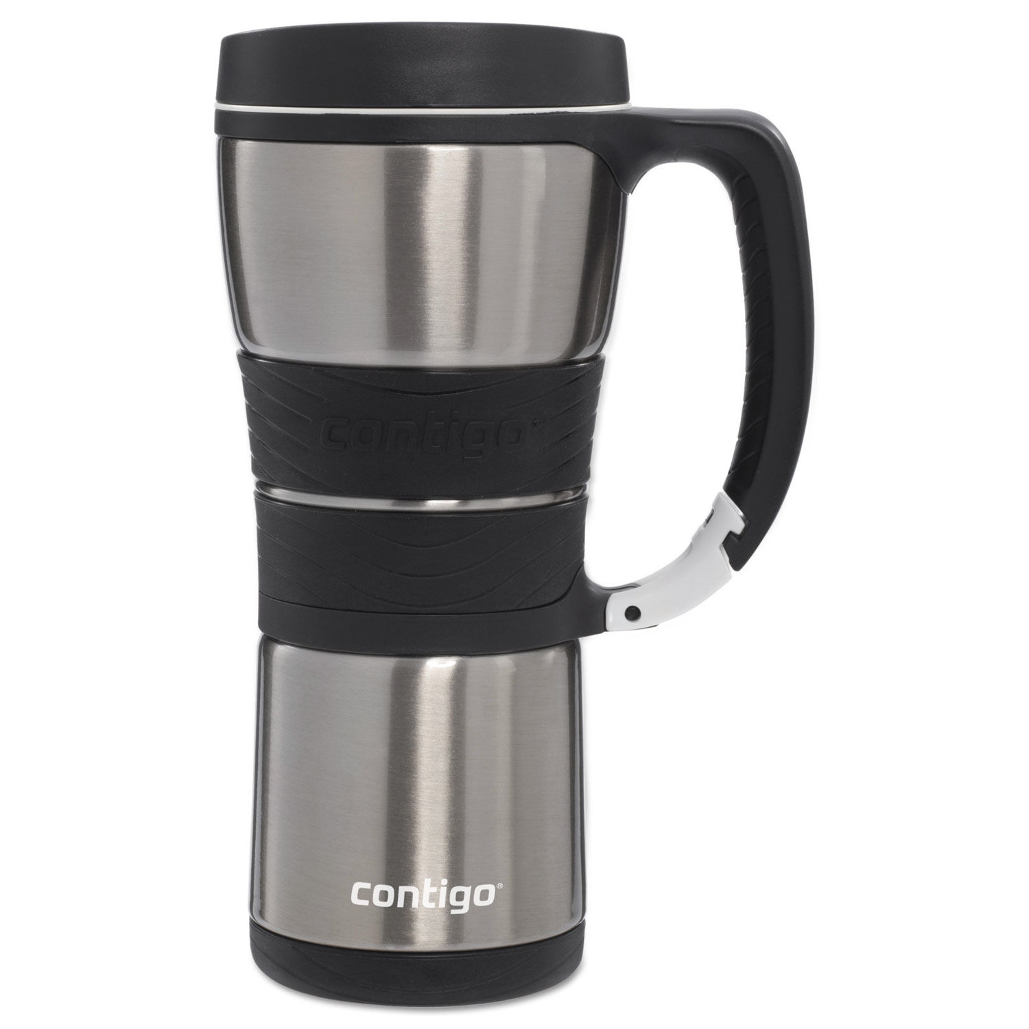 Contigo, Dining, Contigo Silver Black Metal 6 Oz Travel Mug Coffee Cup