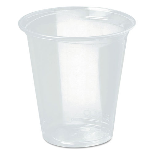 Solo Disposable Plastic Cups, Clear, 18 Oz., 25 Count