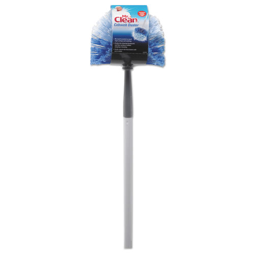 Telescopic Cobweb Duster Blue White 11 Brush 60 Handle