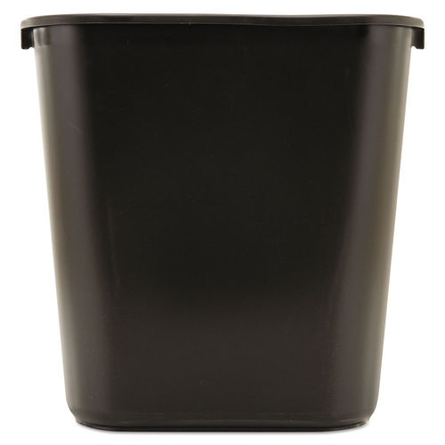 Rubbermaid® Office Trash Can - 7 Gallon, Black