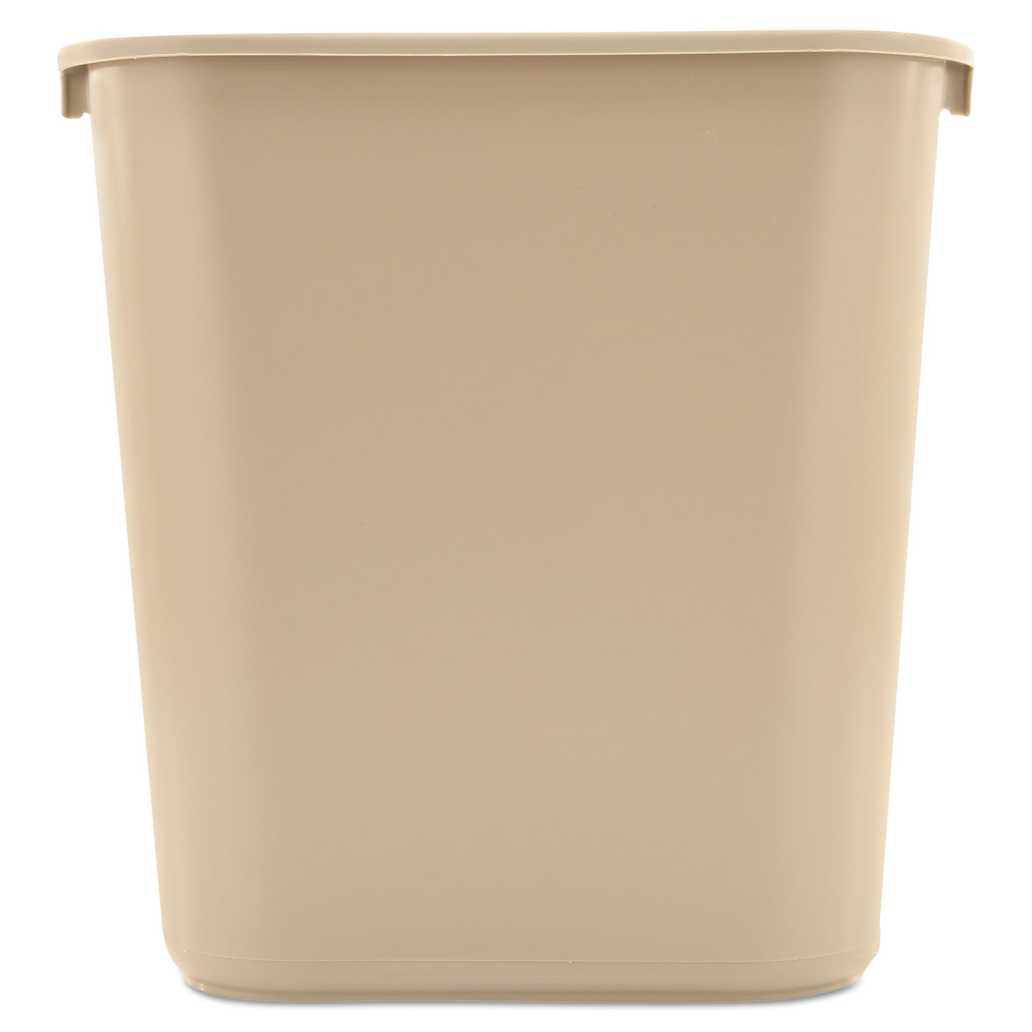Rubbermaid Commercial Products Trash Can ,50 gal.,Beige,Plastic