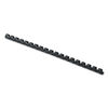 FEL52321 - Plastic Comb Bindings, 5/16" Diameter, 40 Sheet Capacity, Black, 25/Pack