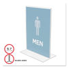 DEF69101 - Classic Image Double-Sided Sign Holder, 5 x 7 Insert, Clear