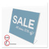 DEF66701 - Classic Image Slanted Sign Holder, Landscaped, 11 x 8.5 Insert, Clear