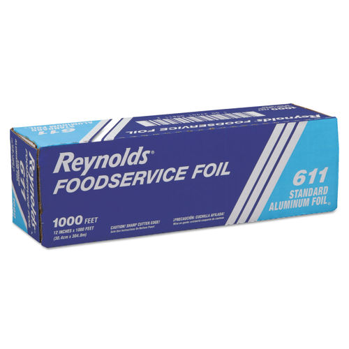 Standard Aluminum Foil Roll, 12 x 500 ft