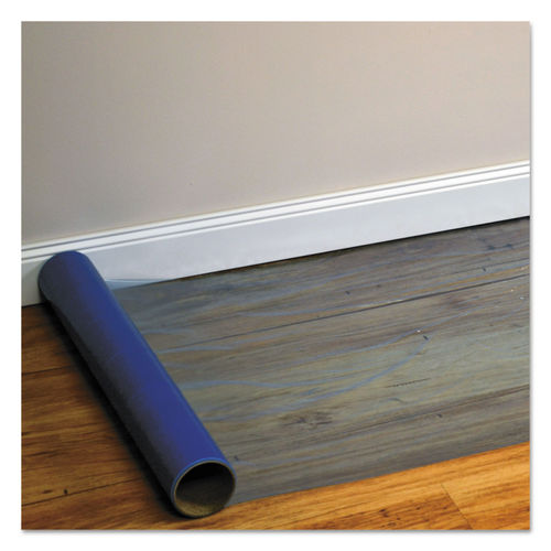 Roll Guard Temporary Floor Protection Film For Hard Floors 36 X 2400 Blue