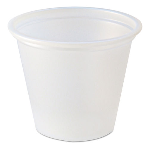 Clear Plastic Condiment Cups with Lids - 10 ct