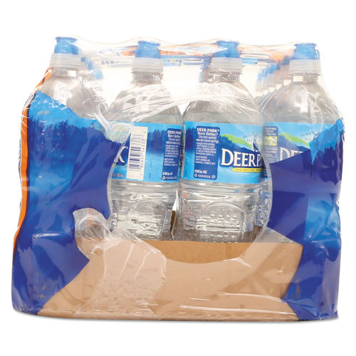 Deer Park Natural Spring Water, 8 oz Bottle, 48 Bottles-carton