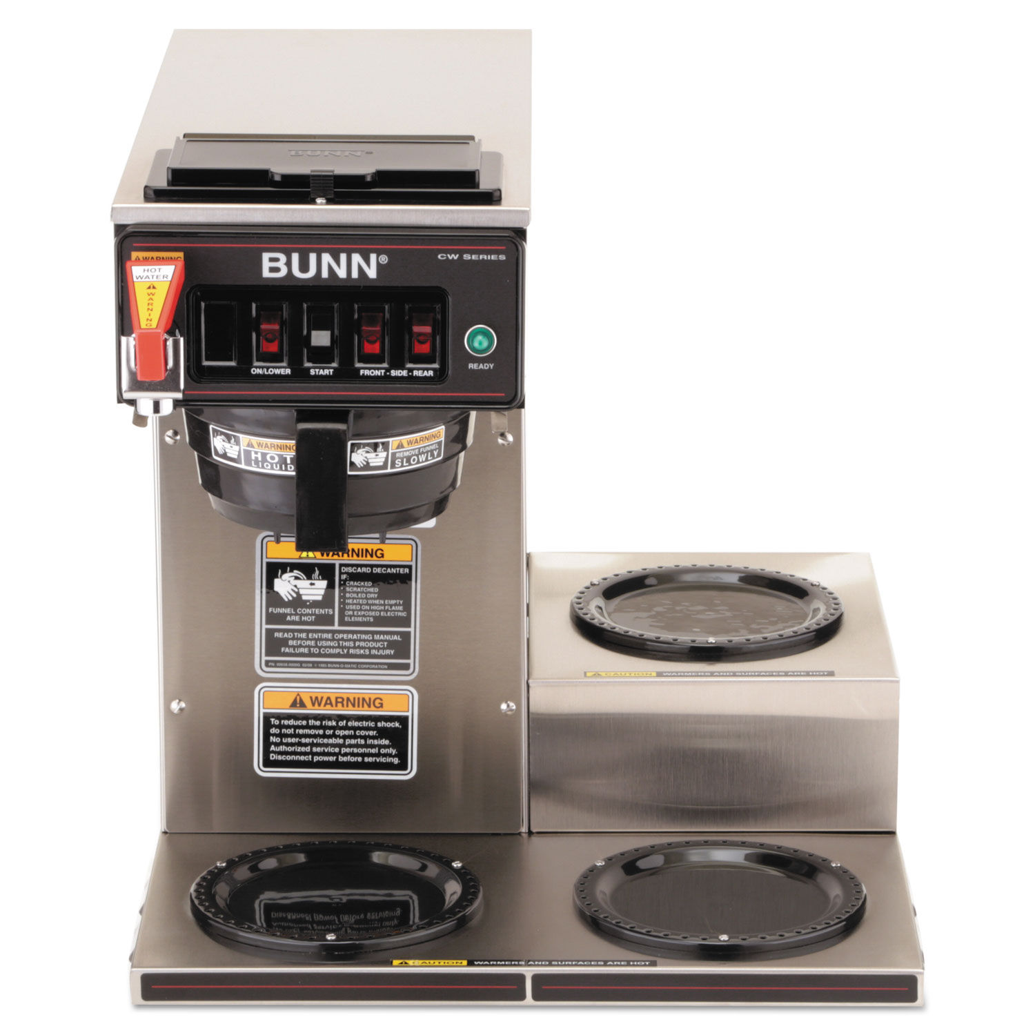 Bunn VP17-3 Commercial Coffeemaker, Stainless Steel