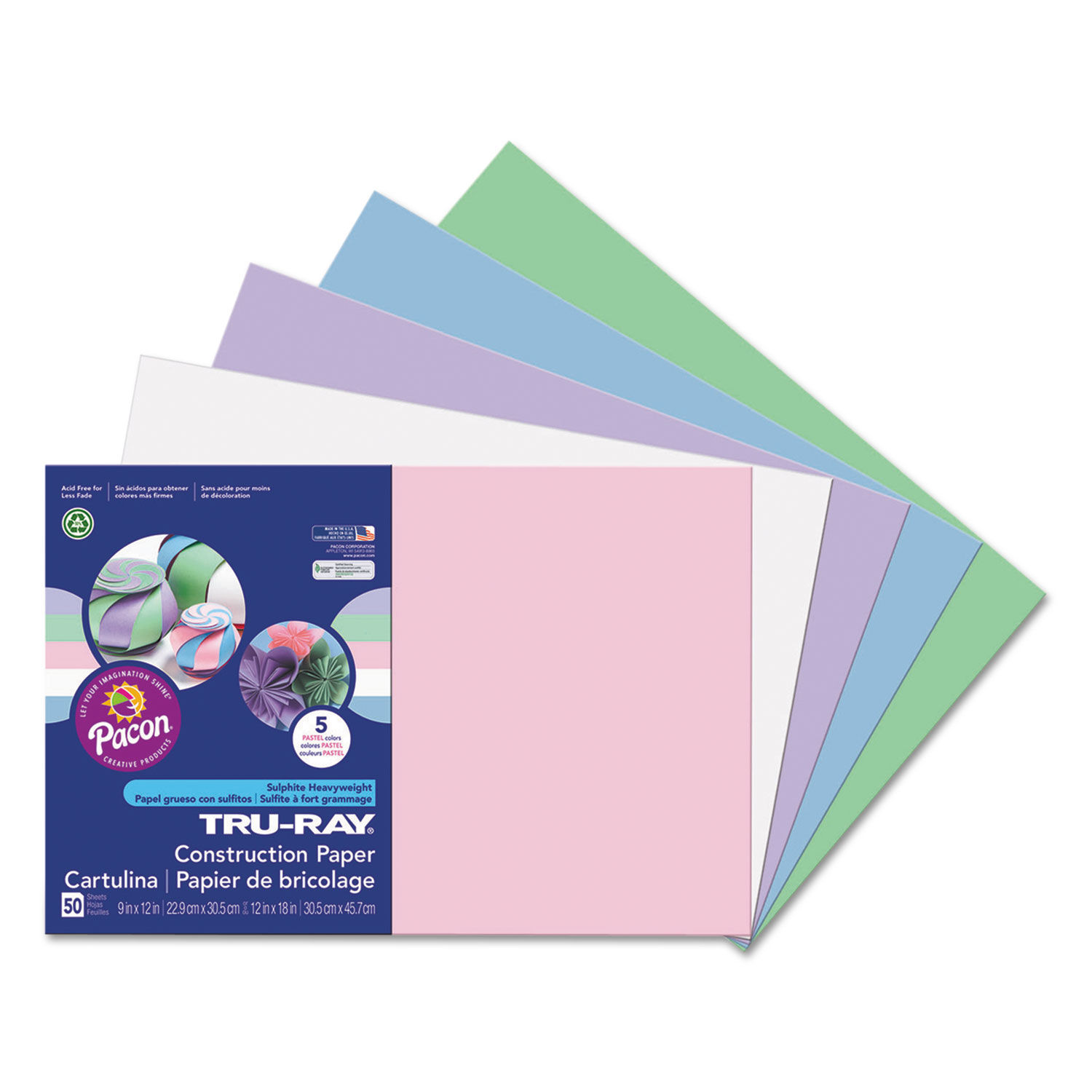 Tru Ray Construction Paper By Pacon Pac6569 Ontimesupplies Com