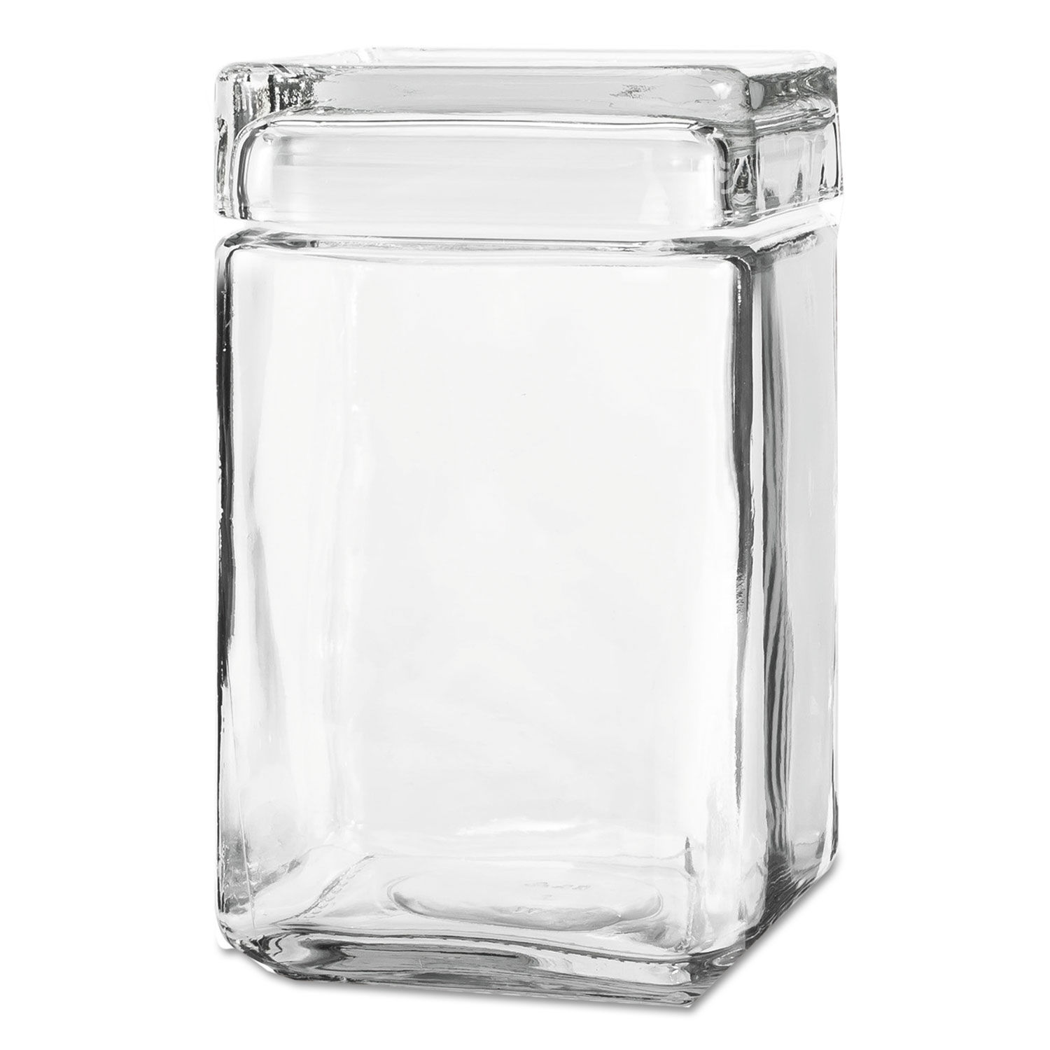 square glass containers with lids