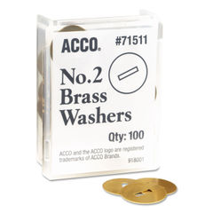 6 Brass Prong Paper Fasteners by ACCO ACC71506