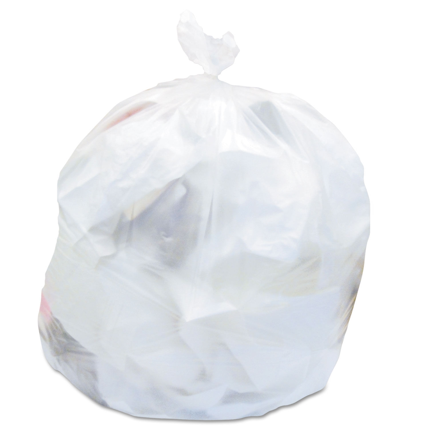 20-30 Gallon Garbage Bags, High Density: Black, 8 Micron, 30x37