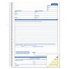 TOP41850 - Spiralbound Proposal Form Book, Two-Part Carbonless, 11 x 8.5, 50 Forms Total